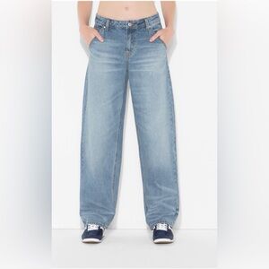 Women's 90's Mid-Rise Relaxed Straight Jeans
- Wild Fable™ Light Wash 14